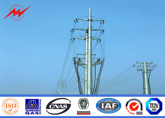 NEA Steel poles 20m Stee Utility Pole for electrical transmission
