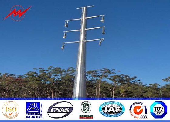Gr50 material 2.5mm electric power pole distribution structures for transmission line