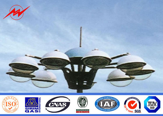 Outdoor folding power pole  High Mast Pole with lifting system