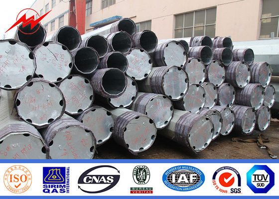 3MM 12M 20KN Steel Utility Pole for Electrical Power Transmission