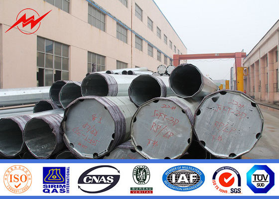 3MM 12M 20KN Steel Utility Pole for Electrical Power Transmission