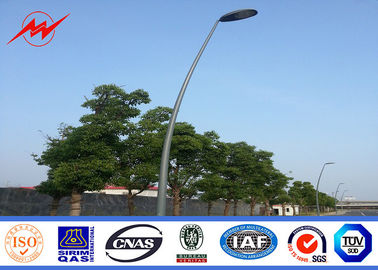 Cực nhẹ mạ kẽm đa giác 9m Q235 một cánh tay