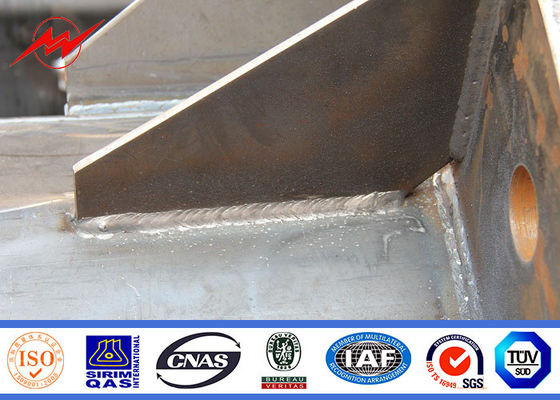 40m Multi Sided Seaport Lighting High Mast Tower With Lifting System