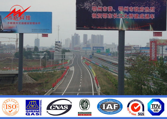 Waterproof Outdoor Billboard Advertising , Road LED Screen Billboard  DIP 346