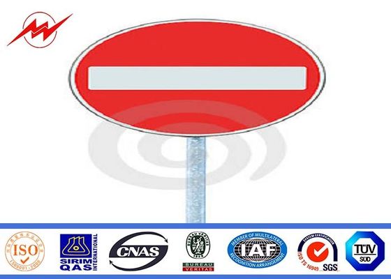 Professional 6M Polygonal Poles LED Traffic Signs For Camera Monitoring