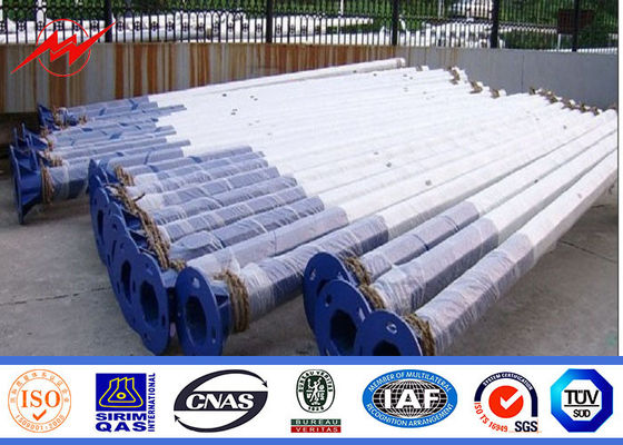 Durable Double Arm / Single Arm Signal Traffic Light Pole LED Stop Lights Pole