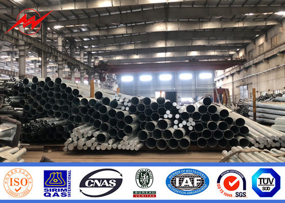 Hot Dip Galvanized Octagonal Electric Power Pole với chiều cao và hình dạng tùy chỉnh