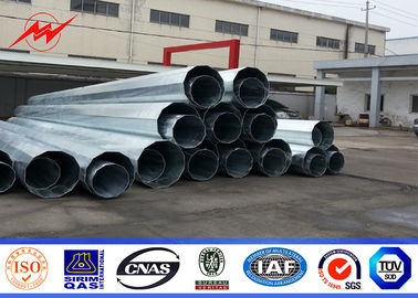 Hot Dip Galvanized Q345 GR65 Cột điện cho tuổi thọ và chống ăn mòn