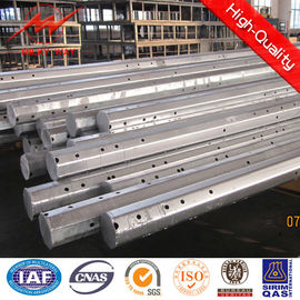 36m Đường cột điện tròn 550 KV cho đường dây trên không Màu tùy chỉnh