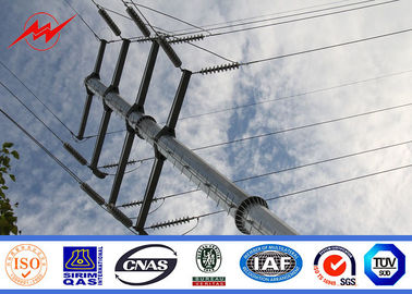 33kv 9m 10m 11m Cực bát giác với phụ kiện cánh tay chéo