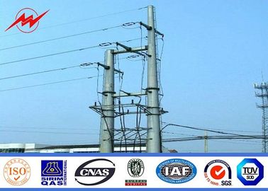 36m Đường cột điện tròn 550 KV cho đường dây trên không Màu tùy chỉnh