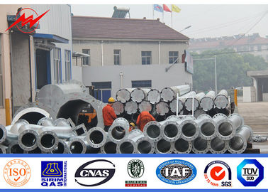 12m Cột phân phối thép điện thép điện