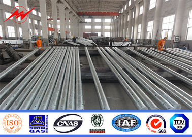 4,5m 7,5m 9m Cột điện đa giác tiện ích mạ kẽm