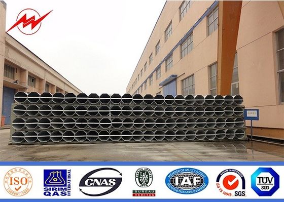 Utility Galvanized Power Poles For Power Distribution Line Project