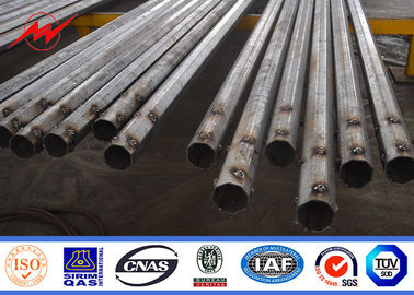 Cột thép mạ kẽm 3mm của đèn đường với giá đỡ đơn