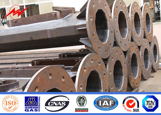 Trụ đèn mạ kẽm ngoài trời có lớp mạ kẽm ngoài trời 30 m trên sân bóng đá