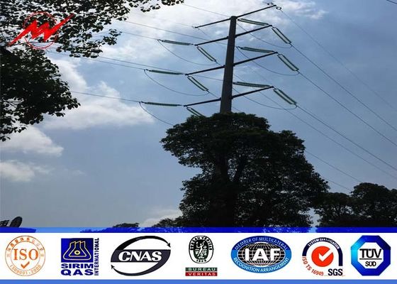 Medium Voltage Utility Power Poles For 69KV Distribution Line