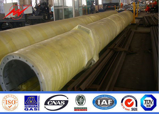 16 mặt ngoài 30M ngoài trời Monopole Mono Pole Tower truyền thông phân phối