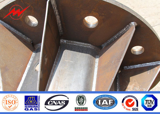 30M đa giác Monopole MPH Cột chiếu sáng cao Mast cho sân vận động bóng đá với 60 đèn