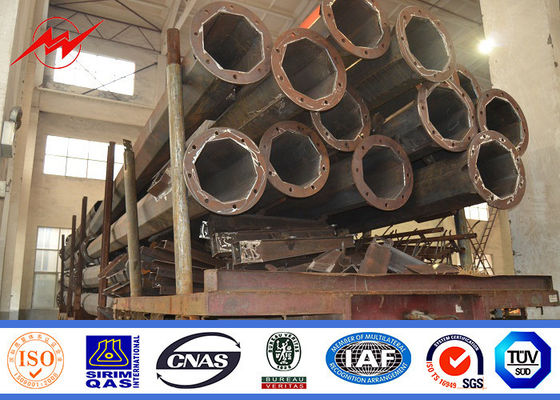 Nhiệt kín mạ kẽm 12m Q235 Cánh sáng Đường phố đơn cho Chiếu sáng đường phố