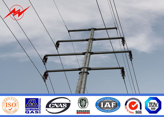 110 Kv 46 M điện thép mạ kẽm cực cho đường dây truyền tải điện