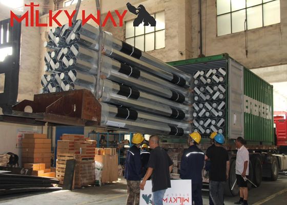 11m 3,8mm 7,2mm 80-100 microm trung bình mạ kẽm cho cột thép mạ kẽm bền