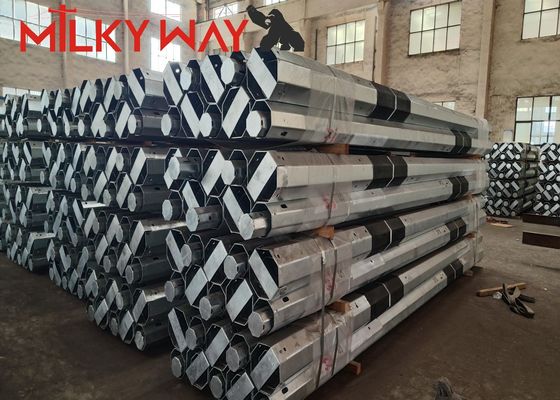 11m 3,8mm 7,2mm 80-100 microm trung bình mạ kẽm cho cột thép mạ kẽm bền
