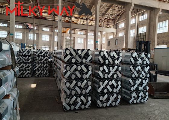 11m 3,8mm 7,2mm 80-100 microm trung bình mạ kẽm cho cột thép mạ kẽm bền