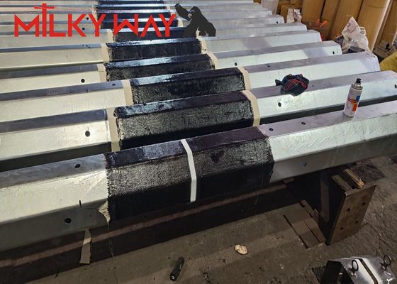 1250 Dan 11.8M 8 Bên Cột điện 4mm Độ dày chôn trực tiếp ASTM A123 Tiêu chuẩn nhựa