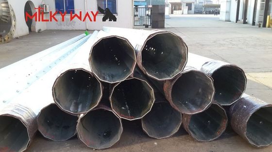 Các cột tiện ích thép kẽm nóng cho truyền điện với tải trọng thiết kế yếu tố an toàn cao