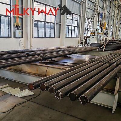 CỘT THÉP ỐNG 9 MÉT  CĂNG CẦU THANG IRAQ CỘT THÉP