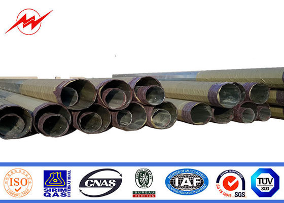 33 Kv Tower Điện ống thép mạ kẽm cực 10-220kv Đường dây truyền tải điện