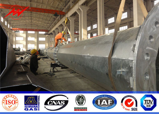 Phân phối điện cực 70ft mạ kẽm cho dự án 132kv 69kv Philippines