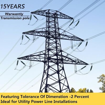 15Năm bảo hành Cột truyền có độ khoan dung về kích thước -2 phần trăm lý tưởng cho lắp đặt đường dây điện tiện ích