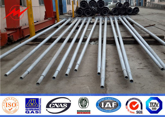 Cột đèn ngoài trời hình bát giác 5M đến 15M Với cánh tay cong đôi 60mm Dia