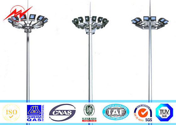 High Mast Light Steel Tubular Cực Single Double Triple Arm cho Sân vận động