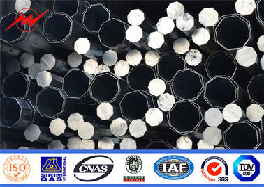 35ft 127-248mm Thép hình trụ cực 2,75 / 3 mm dày nhúng nóng mạ kẽm