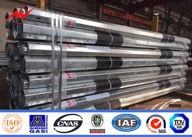11m 12m 2 Đoạn S355JR Q345 Cột truyền tải điện bằng sợi thủy tinh