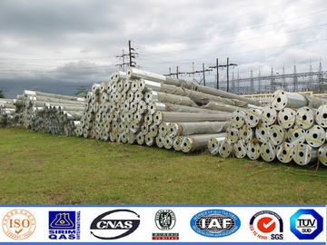 Cực phân phối điện 35FT cho dự án Philippines với hình dạng Setion hình bát giác