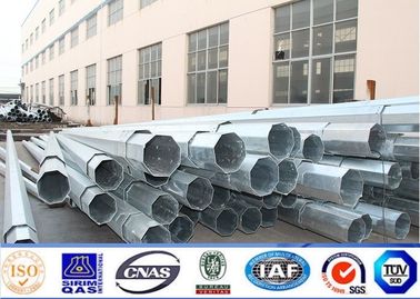 86KV Mạ kẽm 11m Thép cực, Cực truyền thép dày 3 mm