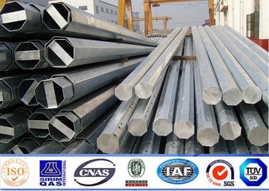 86KV Mạ kẽm 11m Thép cực, Cực truyền thép dày 3 mm