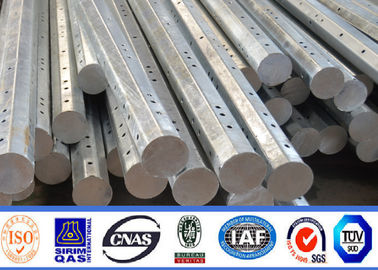 Cột điện kéo cao 12,2m mạ kẽm cho dự án đường dây phân phối điện