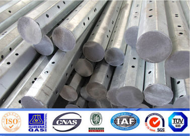 Cột điện kéo cao 12,2m mạ kẽm cho dự án đường dây phân phối điện