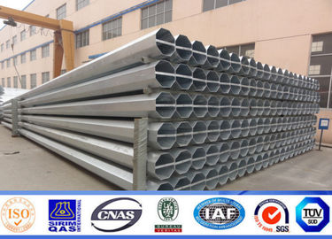 Cột điện kéo cao 12,2m mạ kẽm cho dự án đường dây phân phối điện