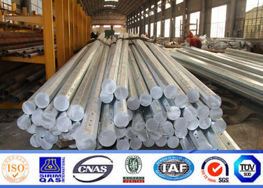 Cột điện kéo cao 12,2m mạ kẽm cho dự án đường dây phân phối điện