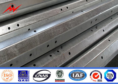 Cực thép mạ kẽm 12m Châu Phi, cực thép tiện ích với 3 cấp độ vũ khí