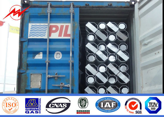 Cột điện truyền tải điện áp thấp 33kv, cột thép mạ kẽm chống gỉ