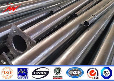 Cột thép mạ kẽm tốc độ gió 35m / S, Cột đèn đường dài