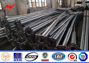 Cột thép mạ kẽm tốc độ gió 35m / S, Cột đèn đường dài