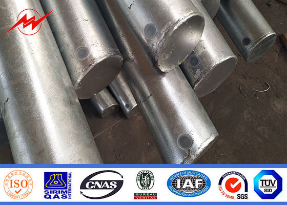 Thép mạ kẽm cao 16m Thép ánh sáng đường phố Cực màu đen